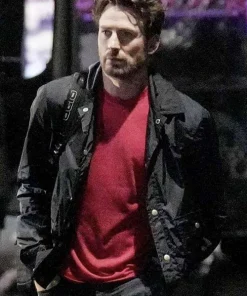 Materialists Movie Chris Evans Black Jacket