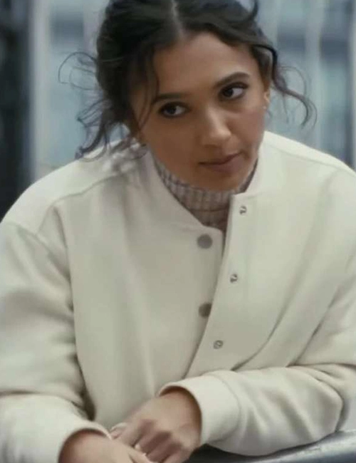 Noemi Gonzalez A Working Man 2025 White Jacket