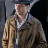 Perry Mason Brown Leather Jacket