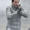 Tom Cruise Oblivion White Leather Jacket