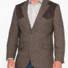 Western Sport Brown Wool Blazer