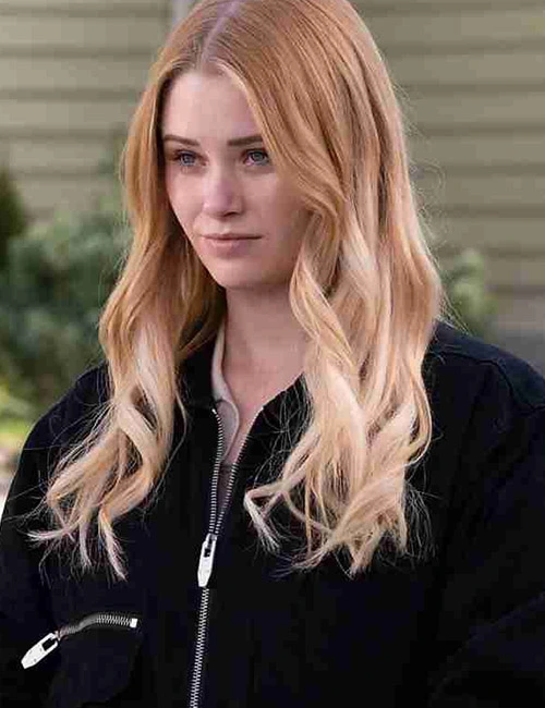 Abby Abernathy Beautiful Disaster 2023 Black Wool Jacket