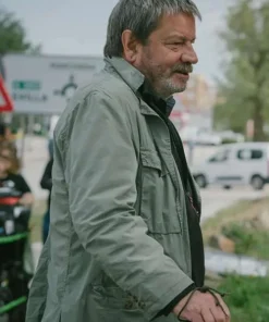 Ben Temple When No One Sees Us 2025 Coronel Seamus Hoopen Green Cotton Jacket