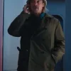 Brad Pitt Bullet Train Brown Peacoat
