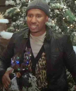 Chris Redd Kenan Black Leather Jacket