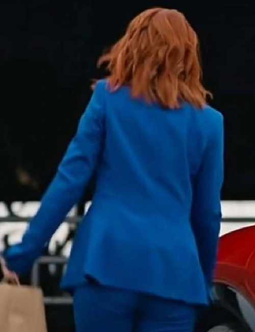 Emily Tennant The Wish Swap Blue Suit