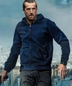 Guillaume Canet Ad Vitam 2025 Blue Hoodie