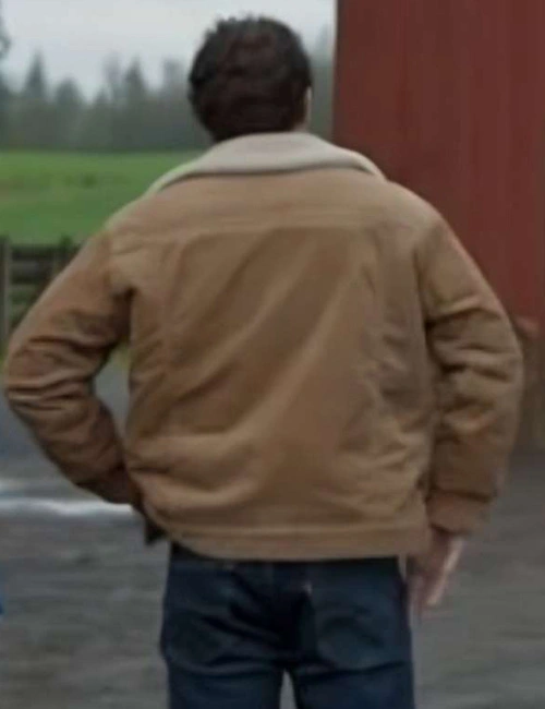 Jake Foy Brown Cotton Shearling Jacket