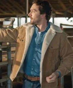 Jake Foy The Wish Swap 2025 Henry Brown Shearling Jacket