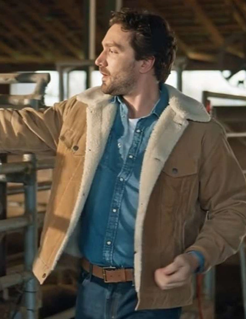 Jake Foy The Wish Swap 2025 Henry Brown Shearling Jacket