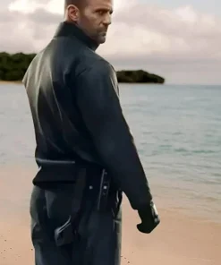 Levon Cade A Working Man 2025 Jason Statham Black Jacket