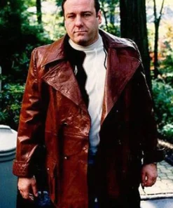 Members Only Tony Soprano Brown Leather Jacket