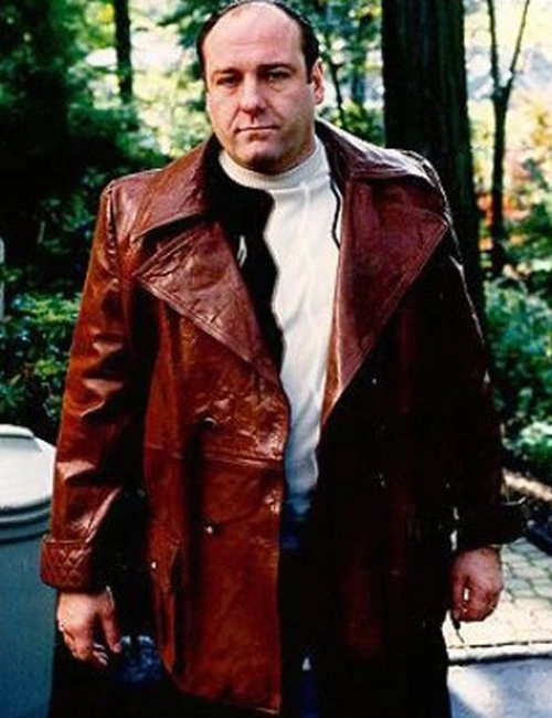 Members Only Tony Soprano Brown Leather Jacket