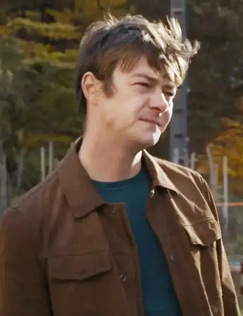 Misericordia Movie Brown Suede Leather Jacket