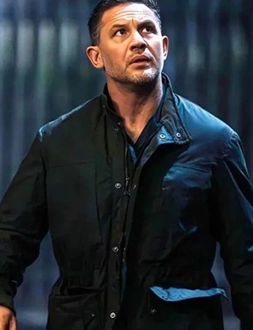 MobLand Tom Hardy Black Leather Jacket