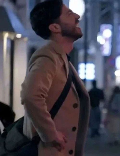 Reza Emamiyeh One Night In Tokyo 2025 Sam Beige Wool Coat