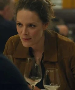 Stéphane Caillard Ad Vitam 2025 Leo Brown Suede Leather Jacket