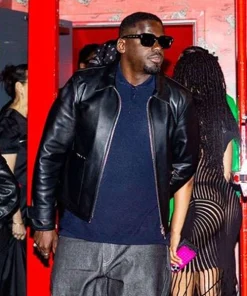 Afterparty Met Gala 2025 Daniel Kaluuya Black Leather Jacket