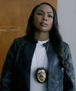 Joyce Glenn Checkmate 2025 Brittany Black Leather Jacket