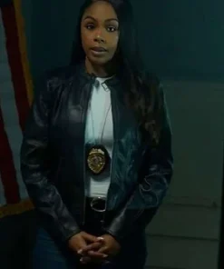 Joyce Glenn Checkmate Black Leather Jacket