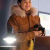 North Of North Anna Lambe Brown Fur Jacket