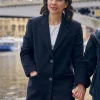 Patience 2025 Laura Fraser Black Coat