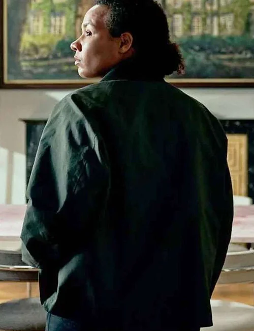 Sara Fanta Aicha Green Cotton Jacket