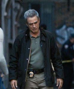 Wayne Black Polyester Jacket.